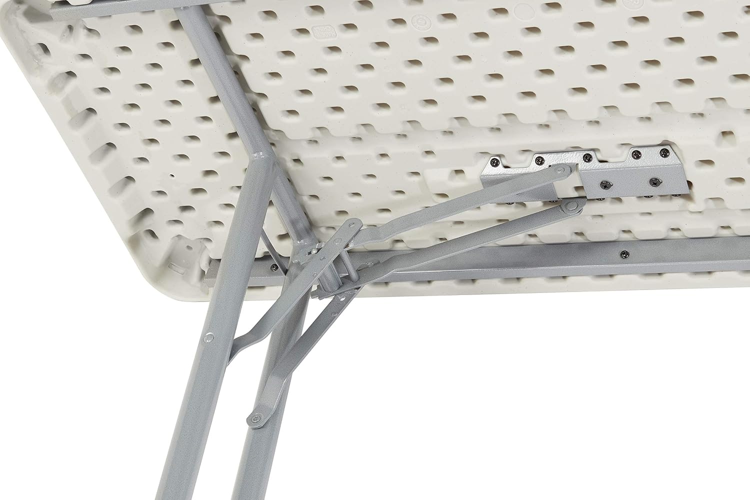 Seminar Folding Table by National Public Seating – 18x72 Portable, Heavy-Duty Foldable Table Indoor/Outdoor Table for Office, Conferences & Training Rooms – Lightweight & Durable, Speckled Gray