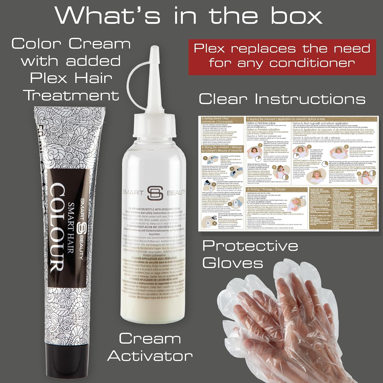 Smart Beauty Blonde Bleach-It, The Ultimate Lightener for Dark Hair, Perfect for Highlighting and Vibrant Pastel Colour, Hair Bleach Kit, Vegan & Cruelty Free