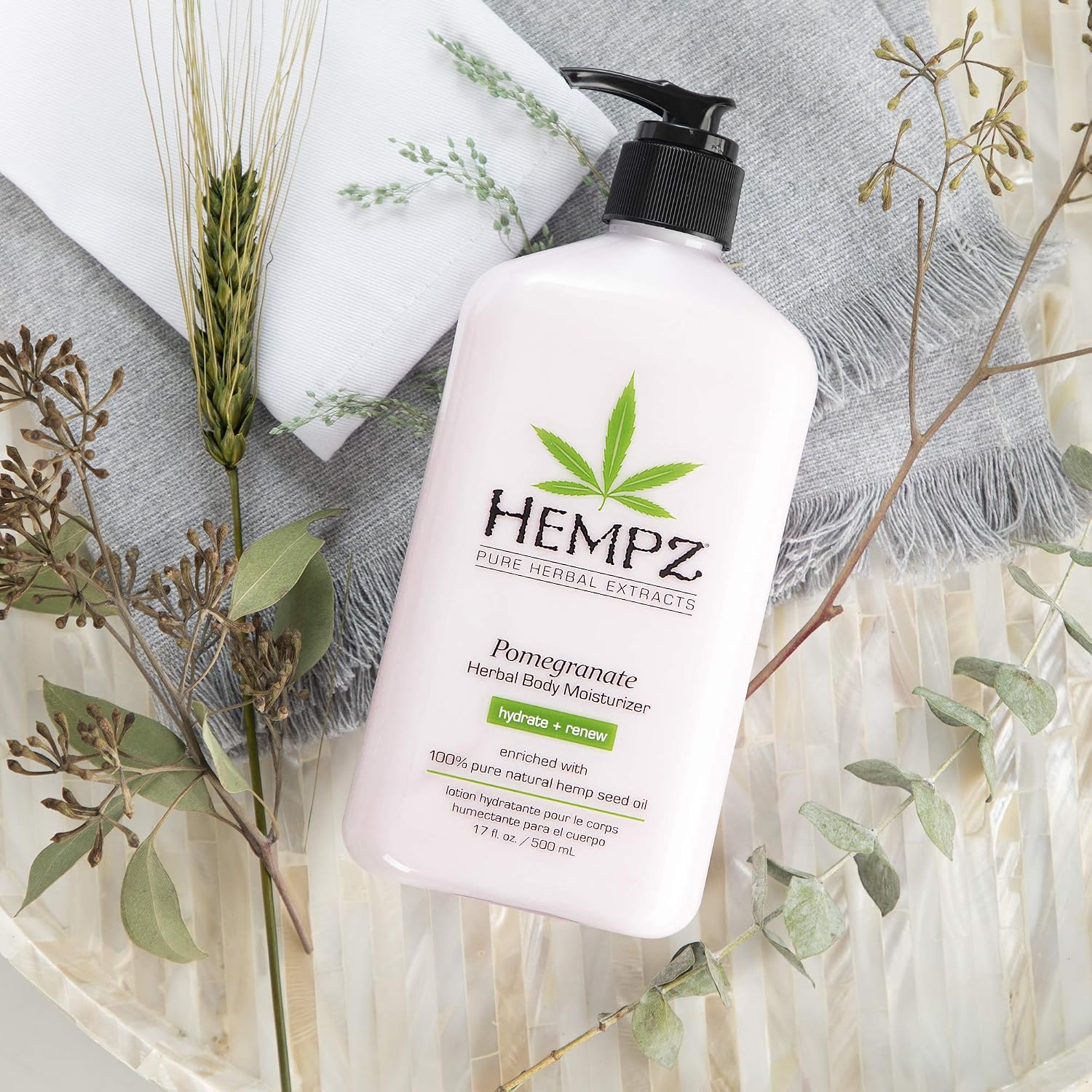 HEMPZ Body Lotion - Sweet Pineapple and Honey Melon - Daily Moisturizing Cream - 17oz