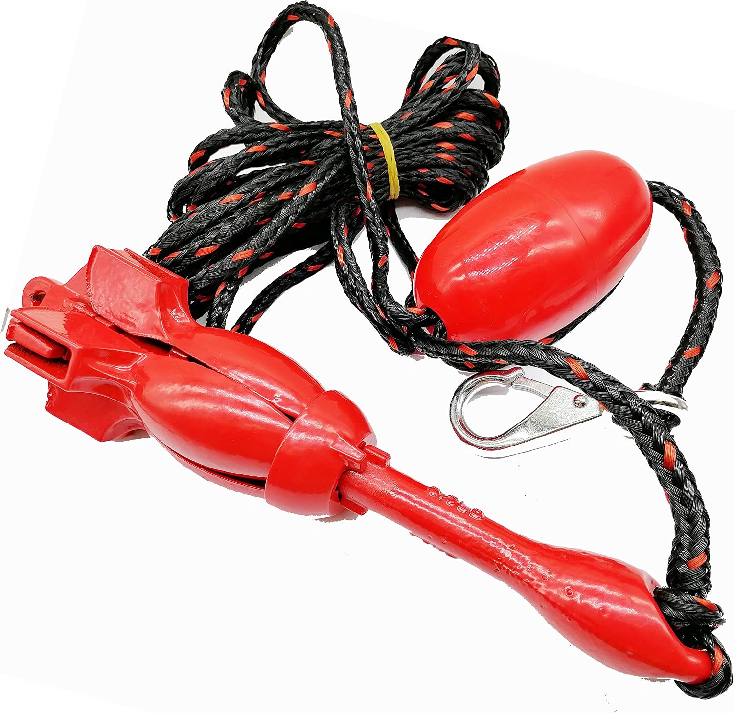 3.5-Pound Folding Anchor Kit Kayak Anchor Accessories Grapnel Boat Anchors with 65 Ft Anchor Rope Float and Carrying case Perfect for Kayaks Canoes