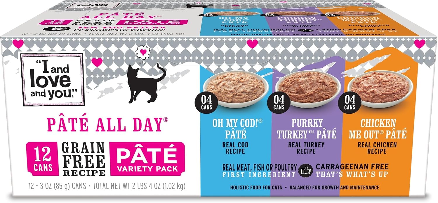 I AND LOVE AND YOU, Cat Food Variety, 3 Ounce, 12 Pack