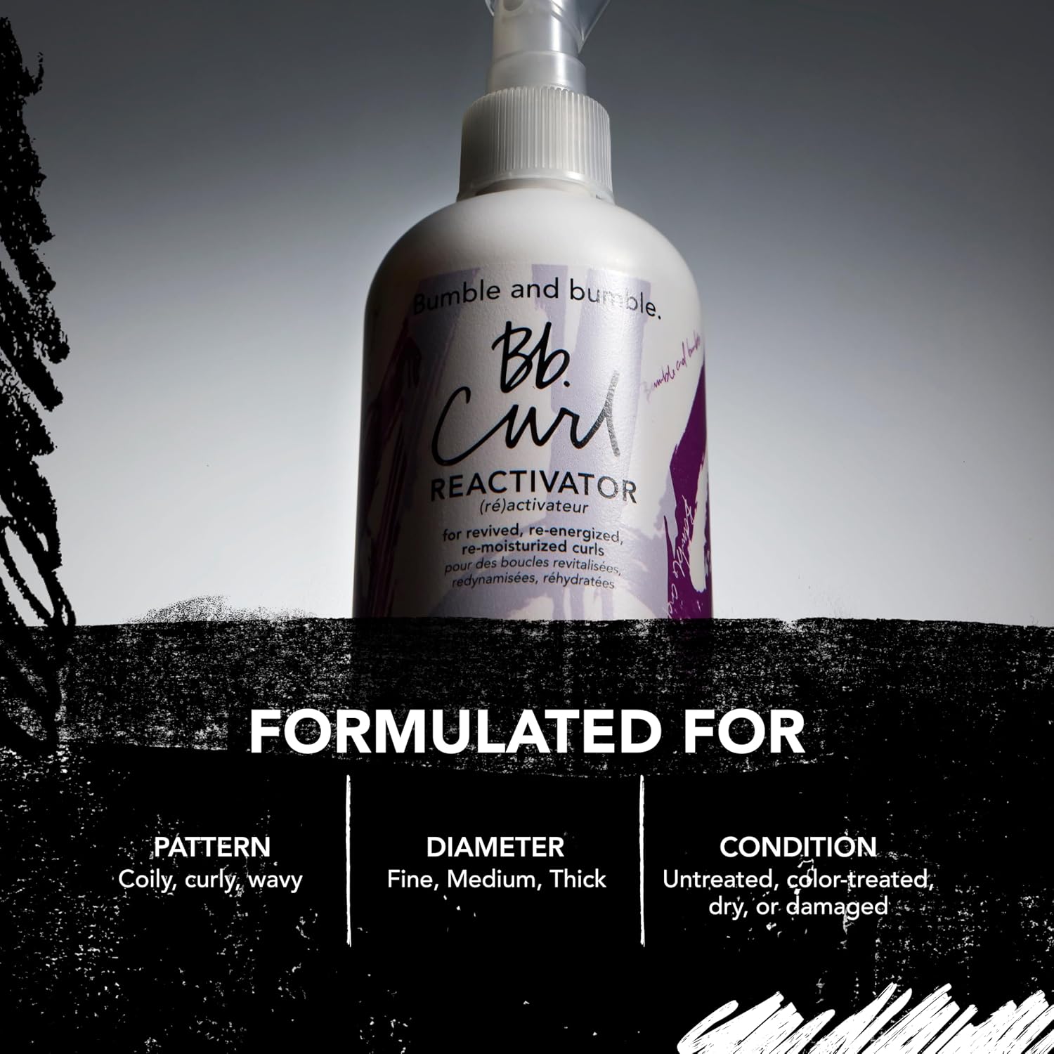 Bumble and bumble. Curl Reactivator Hair Mist | For Revived + Re-moisturized Coils, Curls, Waves | Anti Frizz | UV Protection| With Jojoba