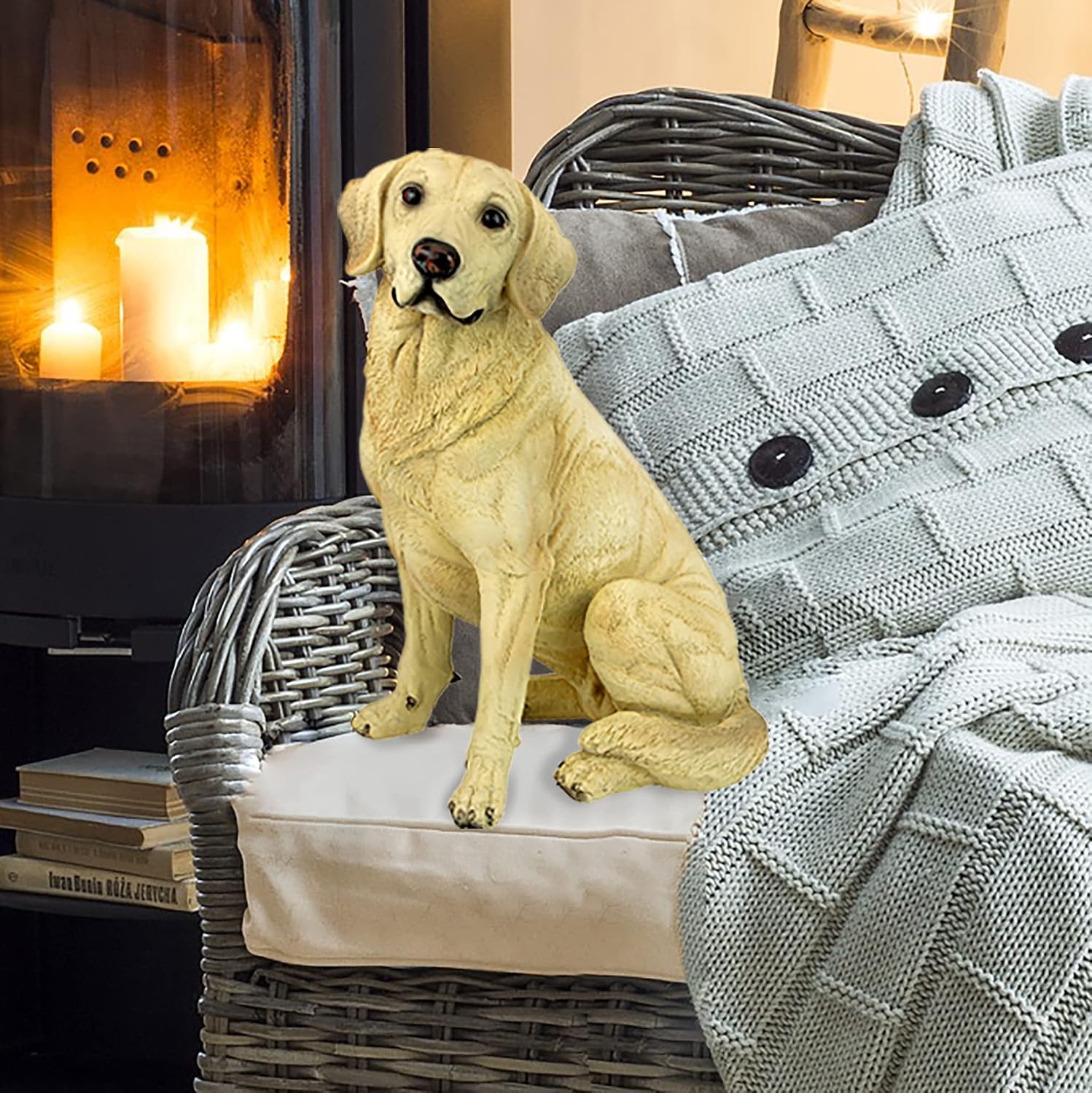 Design Toscano Golden Labrador Retriever Dog Statue