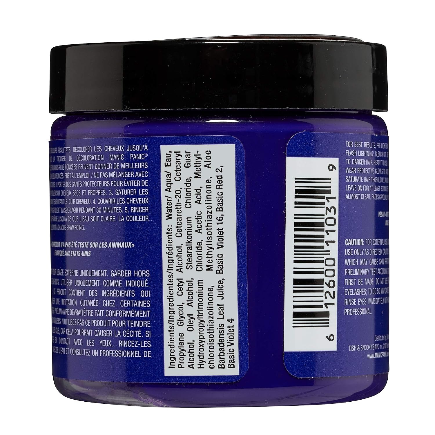MANIC PANIC Classic Cotton Candy Pink Semi Permanent Hair Color - Bright Pink Hair Dye for Women & Men That Lasts 4-6 Weeks - Vegan, Ammonia & Cruelty-Free - Create & Mix Custom Shades (4oz / 2pk)