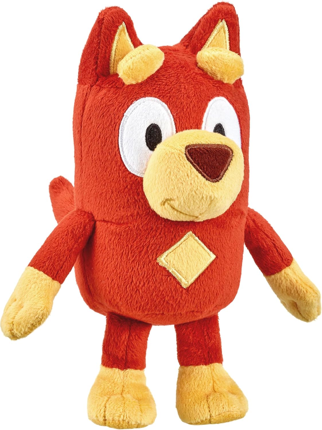 Bingo & Bluey Plush Toys 2-Pack, Soft Deluxe Fabric, Embroidered