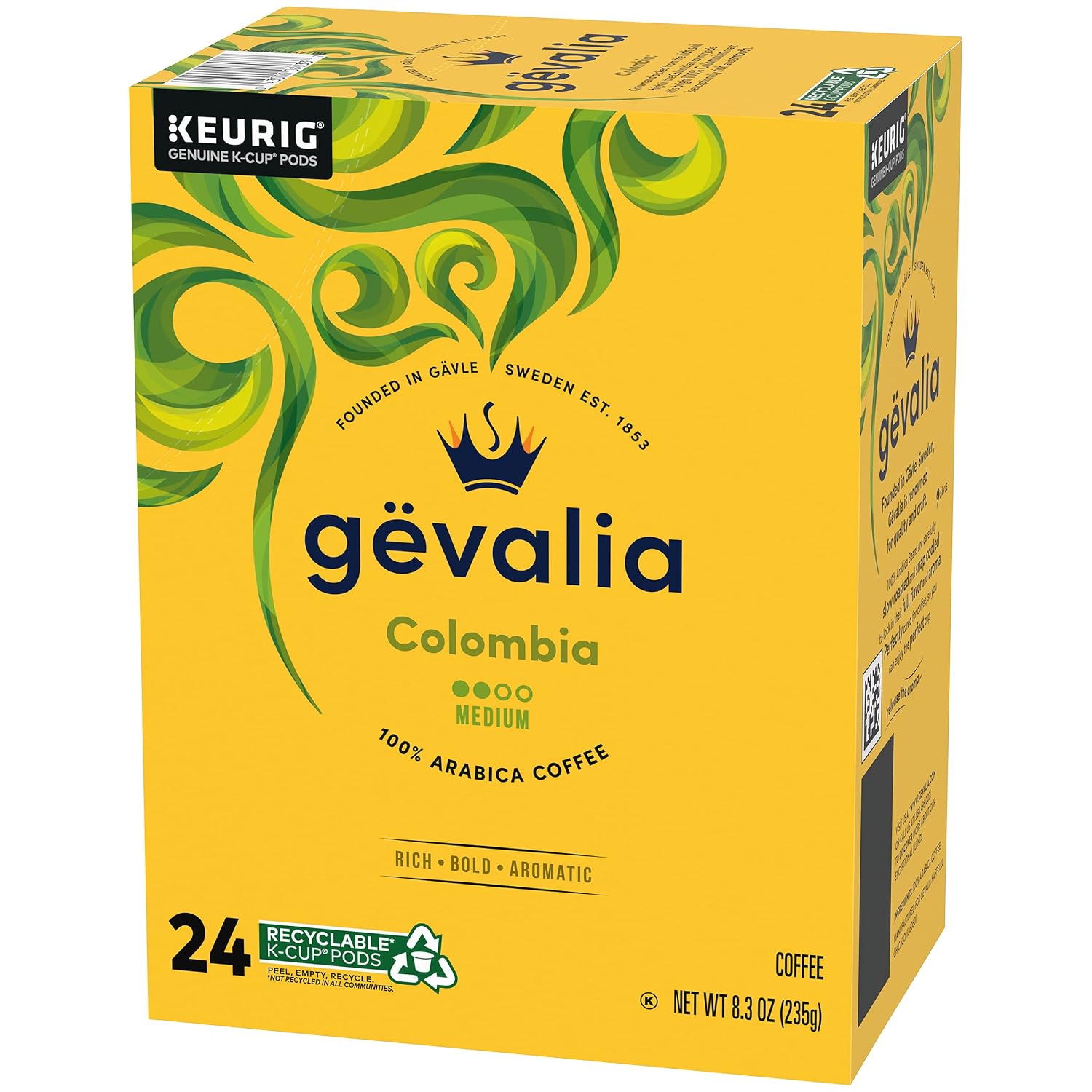 Gevalia K-Cup® Coffee Pods, 84 ct Box, Colombia, 84 ct Box
