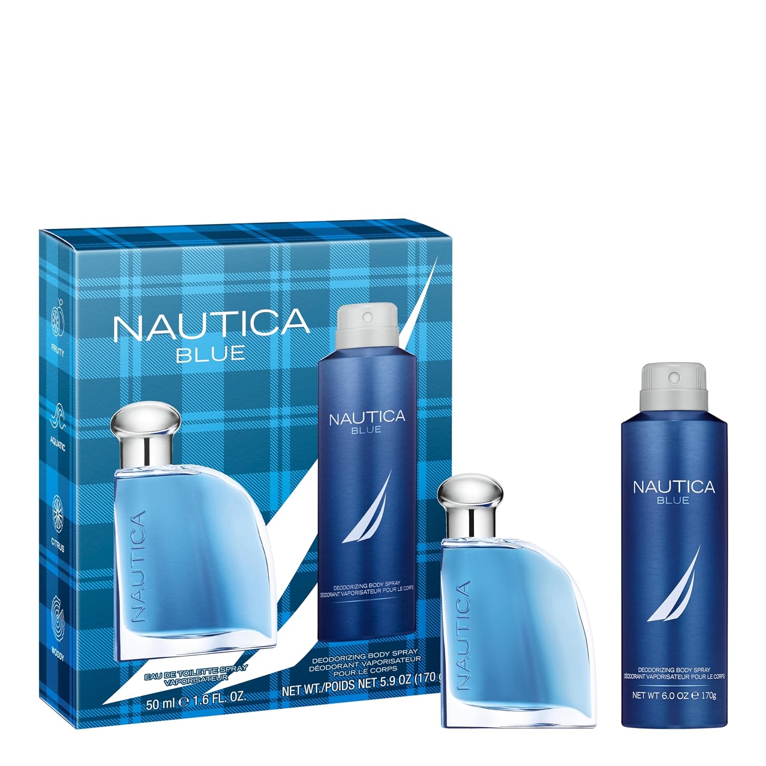 Nautica Blue Eau de Toilette, Men's Fragrance, 3.4 fl oz
