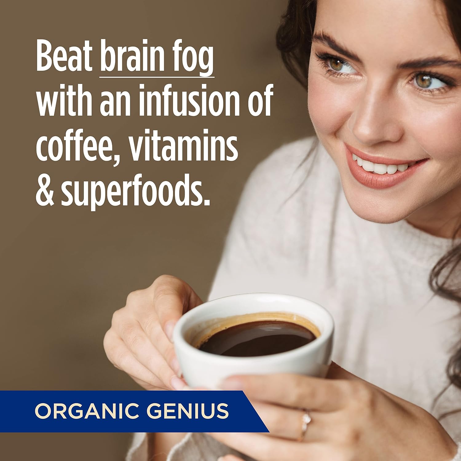 VitaCup Genius Keto Ground Coffee with MCT Oil, 11oz