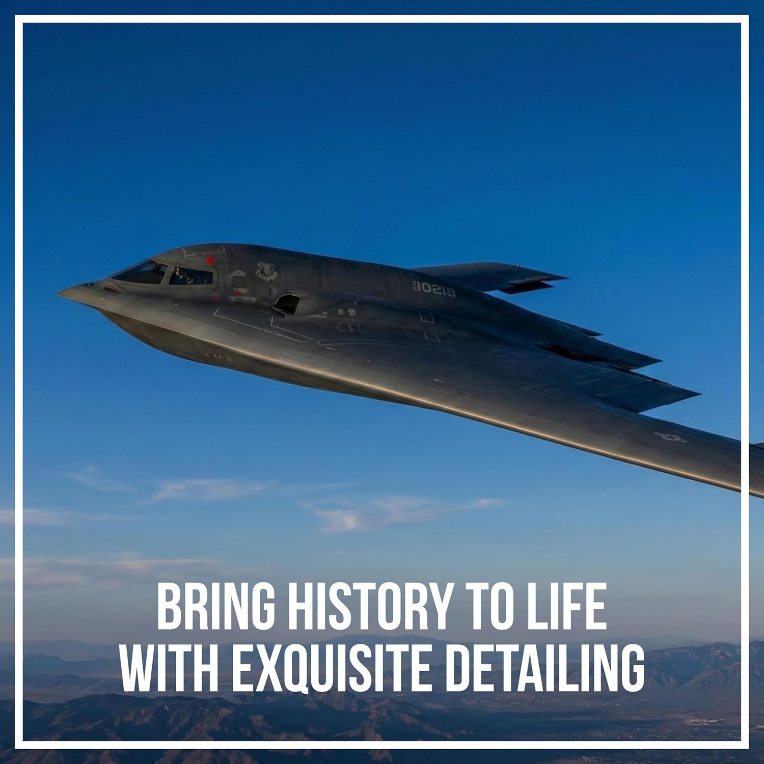 Postage Stamp USAF B-2 Spirit Stealth Bomber Die-Cast Model – 1:280 Scale Long-Range Strategic Aircraft Replica with Display Stand, Highly Detailed
