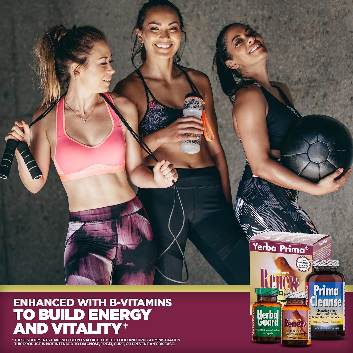 Yerba Prima Women’s Renew Internal Cleansing System - 30 Day Cleanse and Detox Kit - Female Detoxifying Herbal Support Supplements