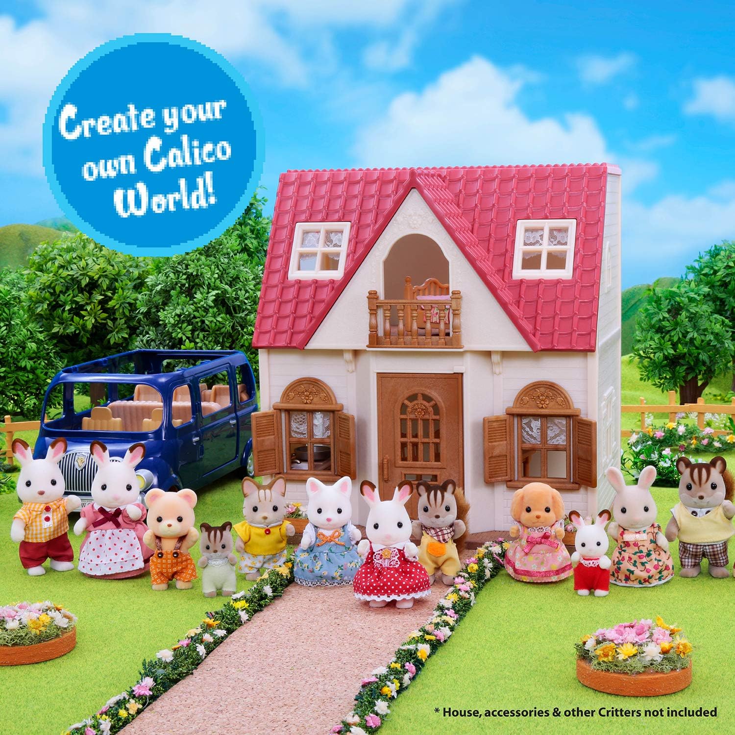 Sylvanian Families 5458 Persian Cat Triplets Dolls