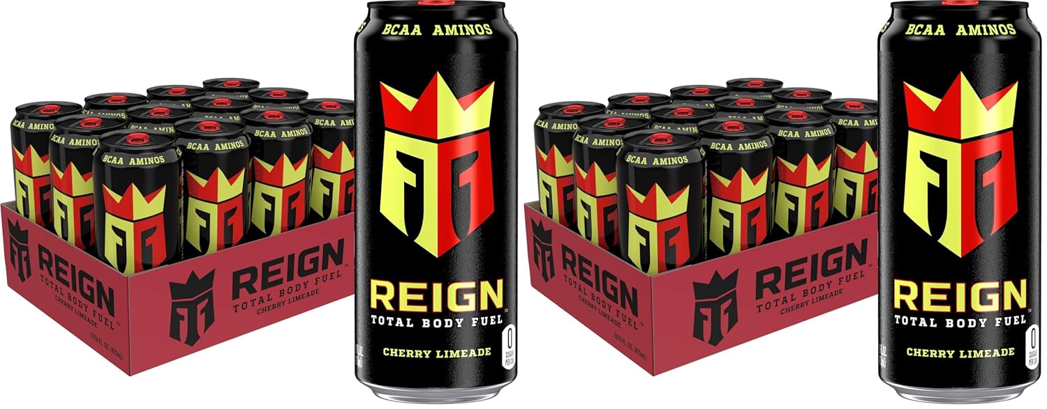 Reign Total Body Fuel, Orange Dreamsicle, Fitness & Performance Drink, 16 Fl Oz (Pack of 12)