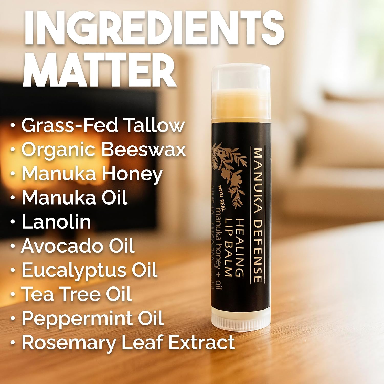 BALM OF GILEAD Manuka Eczema Honey Cream - Moisturizer for Sensitive Skin, Eczema, Psoriasis & Dermatitis - Manuka Honey Ointment, Grassfed Tallow