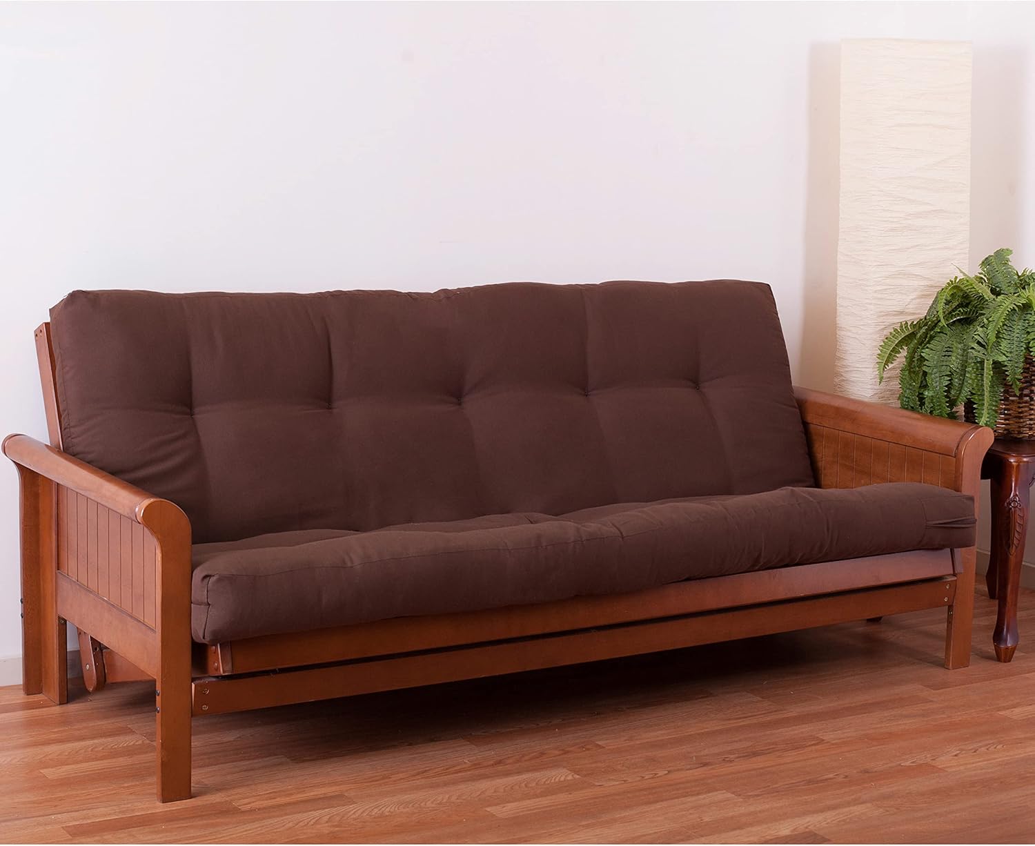 Blazing Needles Renewal 6" Twill Futon Mattress, Queen, Sage