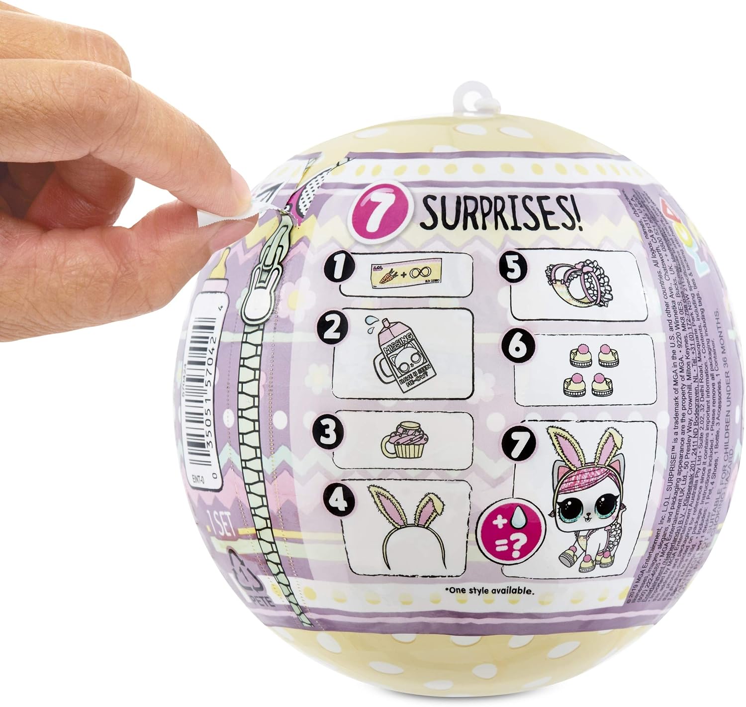 L.O.L. Surprise! Spring Bling Limited Edition Pet with 7 Surprises, Multicolor, (Model: 570424)