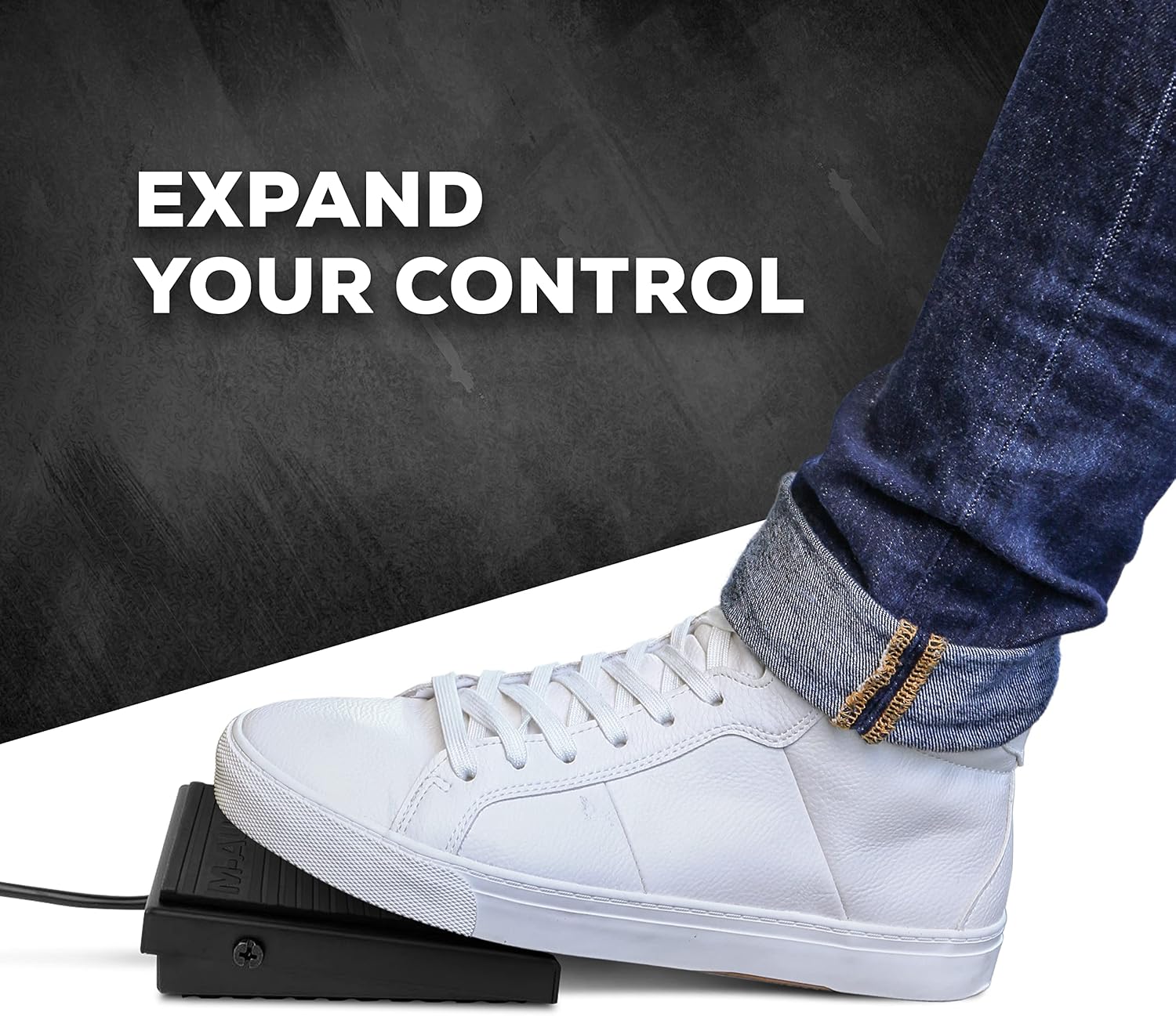 M-AUDIO EX-P Keyboard Expression Pedal | Universal Expression Pedal for MIDI Keyboards, MIDI Controllers, and Supported Guitar Effects Pedals