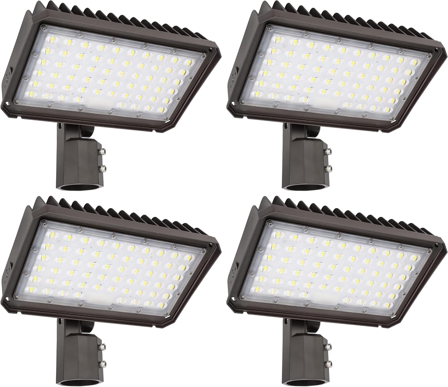 kadision 200W LED Flood Light, Dusk-to-Dawn Photocell, Slip Fitter Mount