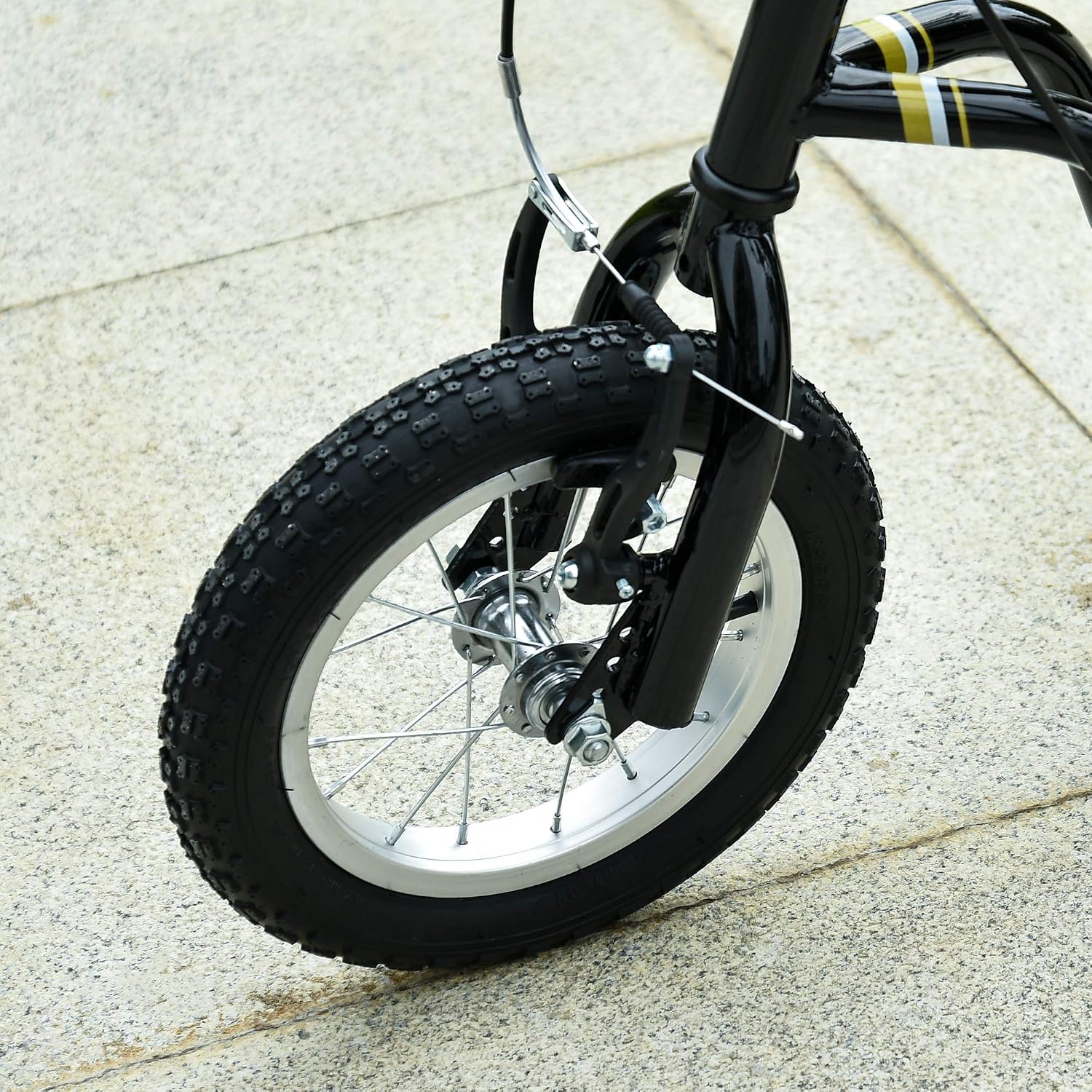 Aosom Kick Scooter with Dual Caliper Brakes Ages 5+ Max Load 220lbs