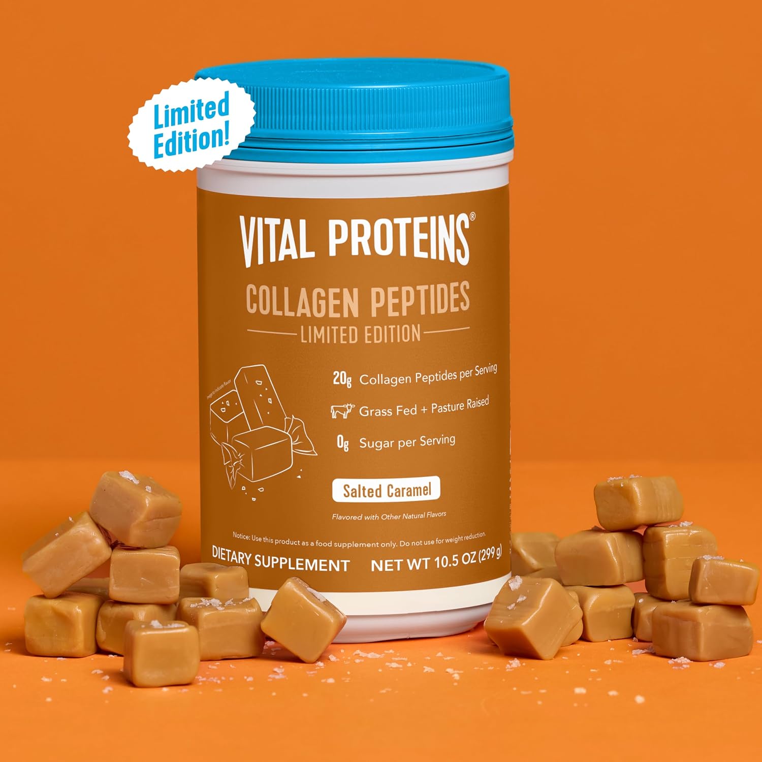 Vital Proteins Collagen Peptides Powder, Unflavored Stick Packs, 20 Count | 10g Hydrolyzed Collagen Peptide Per Packet, Supports Hair Skin & Nails, Travel-Friendly Stick Packs, 20 Servings