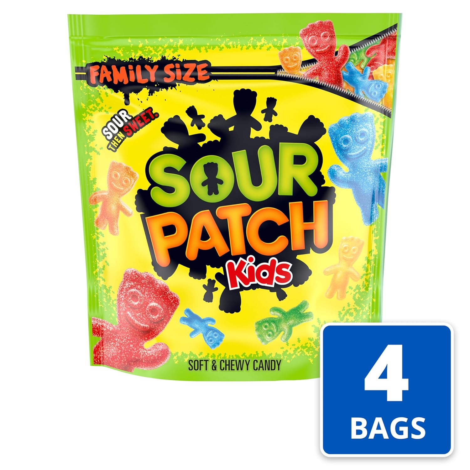 SOUR PATCH KIDS & SWEDISH FISH Soft & Chewy Gummy Candy Variety Pack, 15 ct