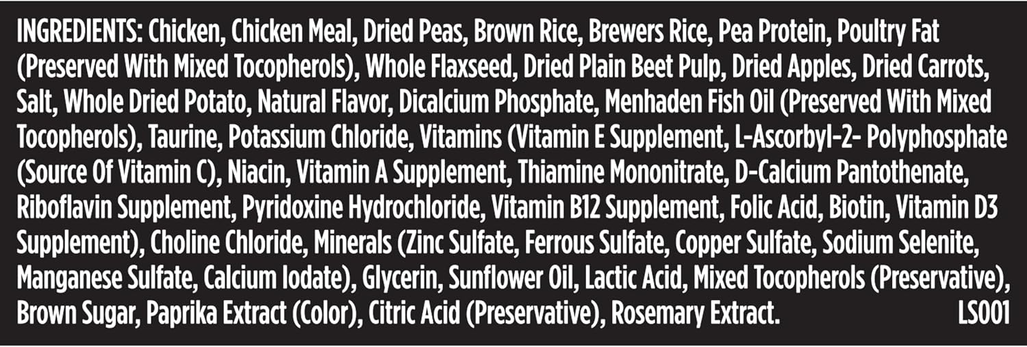 Nutrish Dish Dry Dog Food, Chicken Recipe, 3.75 lb. Bag (Rachael Ray) | Made with Dried Peas, Carrots & Apples And Contains No Added Corn, Wheat, Soy or Gluten Ingredients