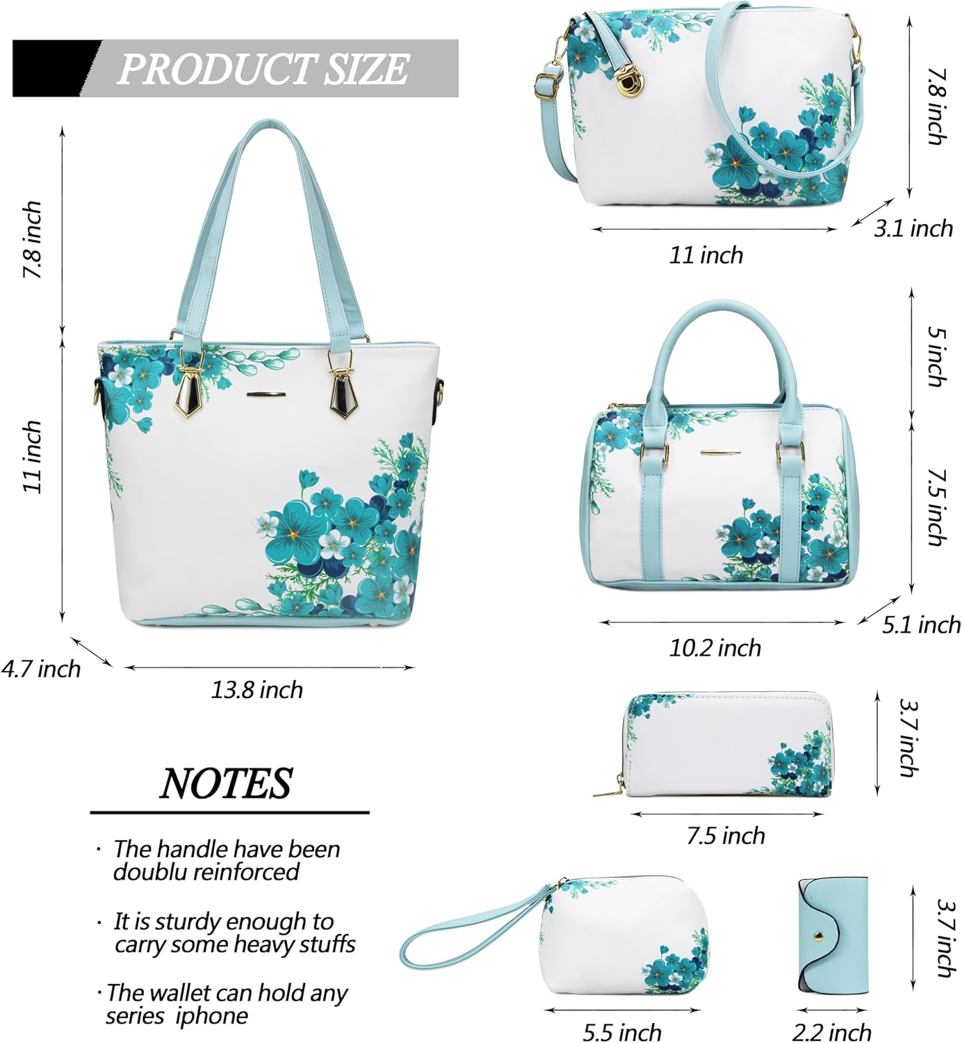 2E-youth Designer Purses and Handbags for Women Satchel Shoulder Bag Tote Top Handle Bag