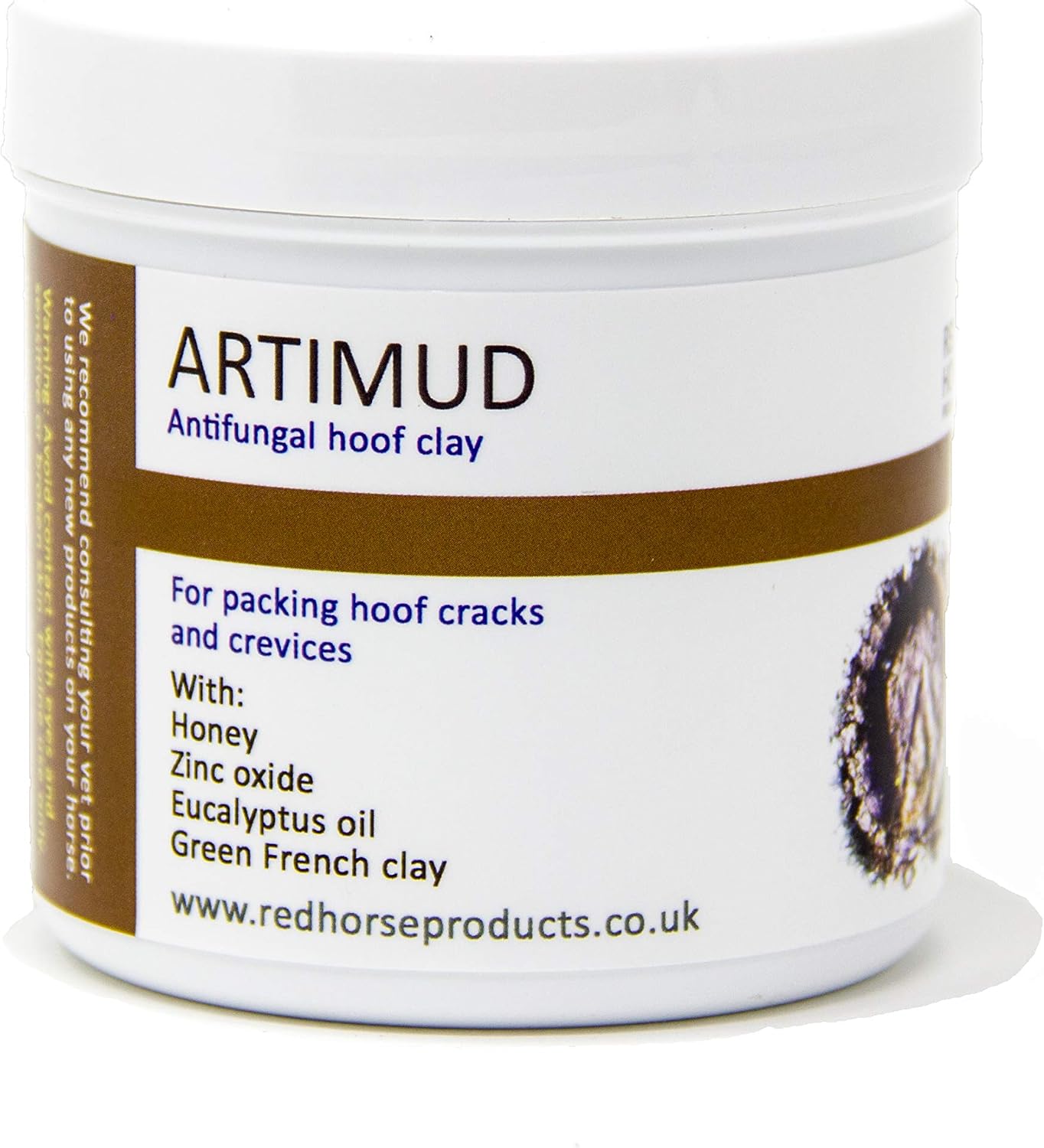 Artimud Terra Cotta Hoof Clay 190 ml - Horse Hoof Care