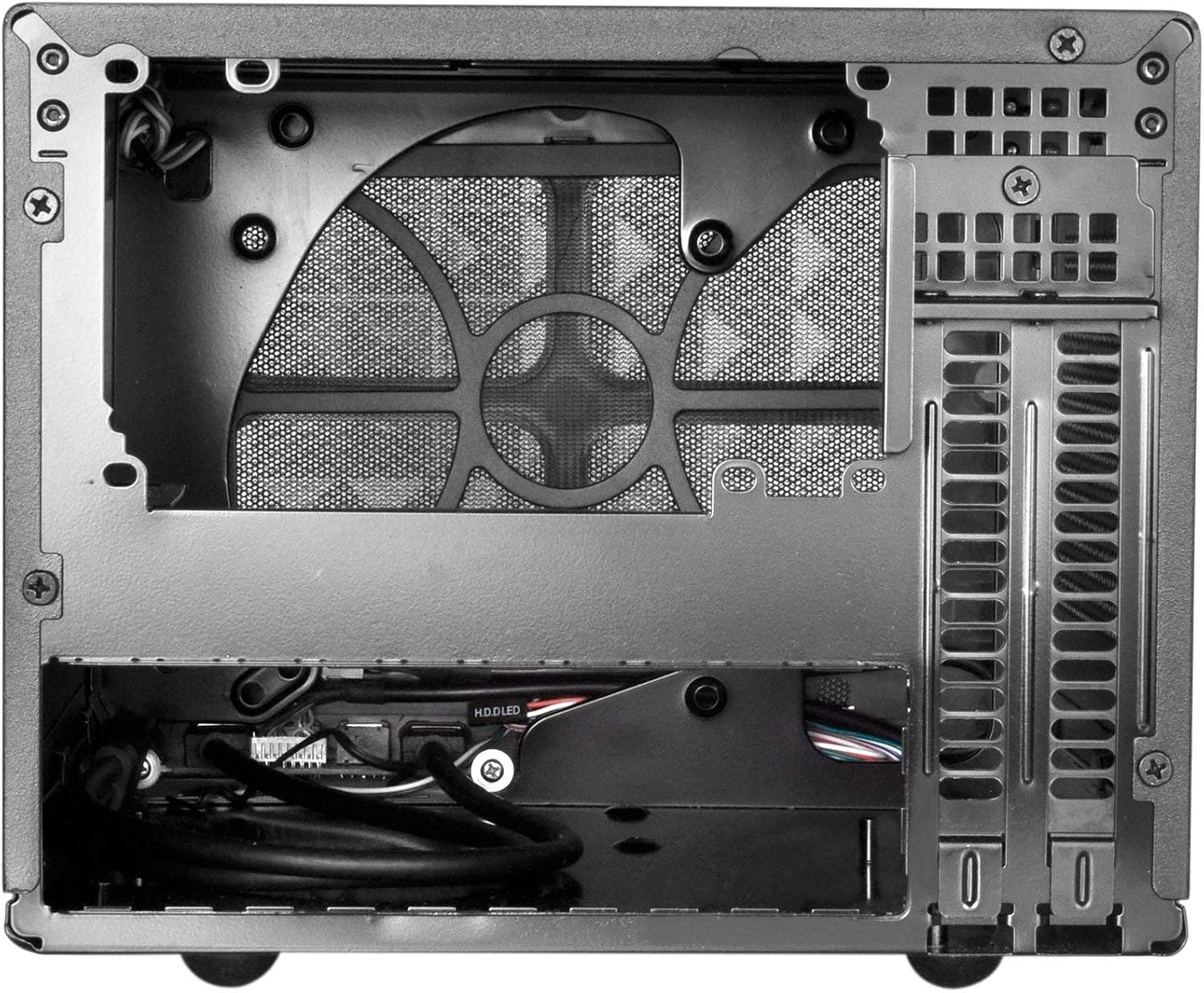 Silverstone Computer Case with Mesh Front Panel,Black (SG13B)