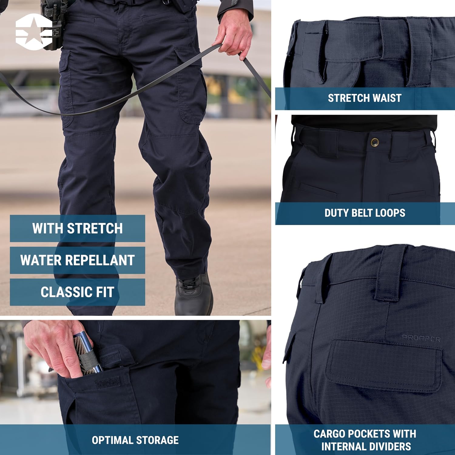 Propper Men's Kinetic Tactical Pant | Performance Cargo Pants, Work Pants for Law Enforcement