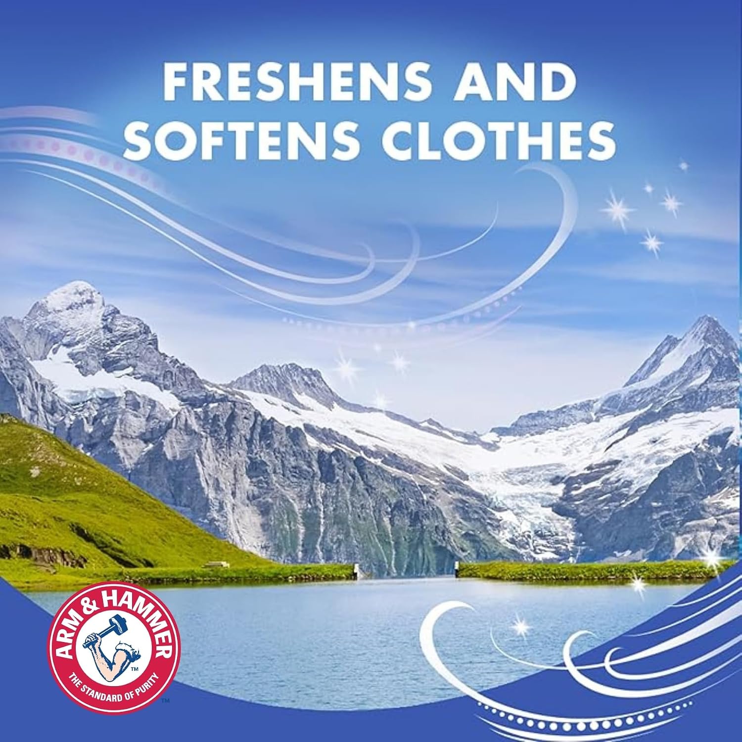 Arm & Hammer Essentials Fabric Softener Sheets-Mountain Rain-144ct