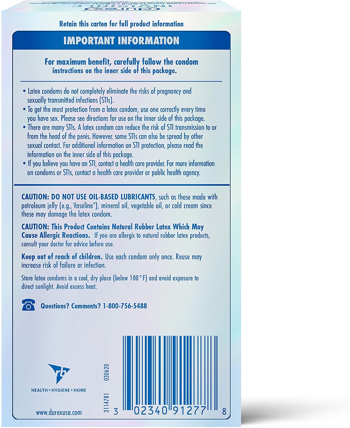 Condoms, Ultra Thin Lubricated Natural Latex, Durex Invisible Condoms, 8 Count - Ultra Sensitive, Lubricated, Transparent