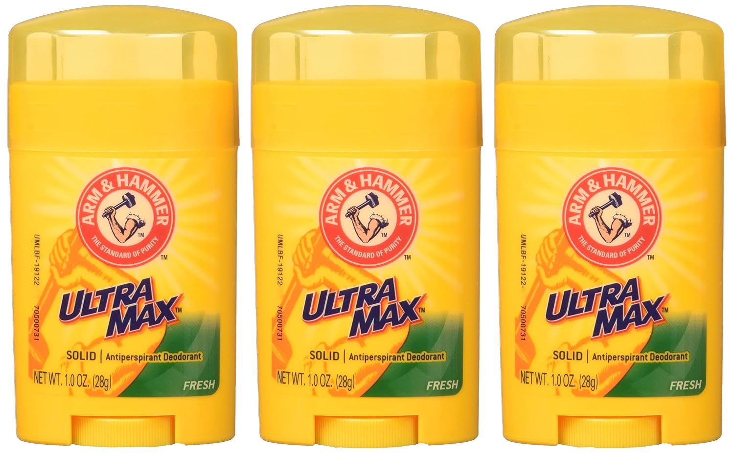 ARM & HAMMER ULTRAMAX Anti-Perspirant Deodorant Invisible Solid Unscented 2.60 oz (Pack of 2)