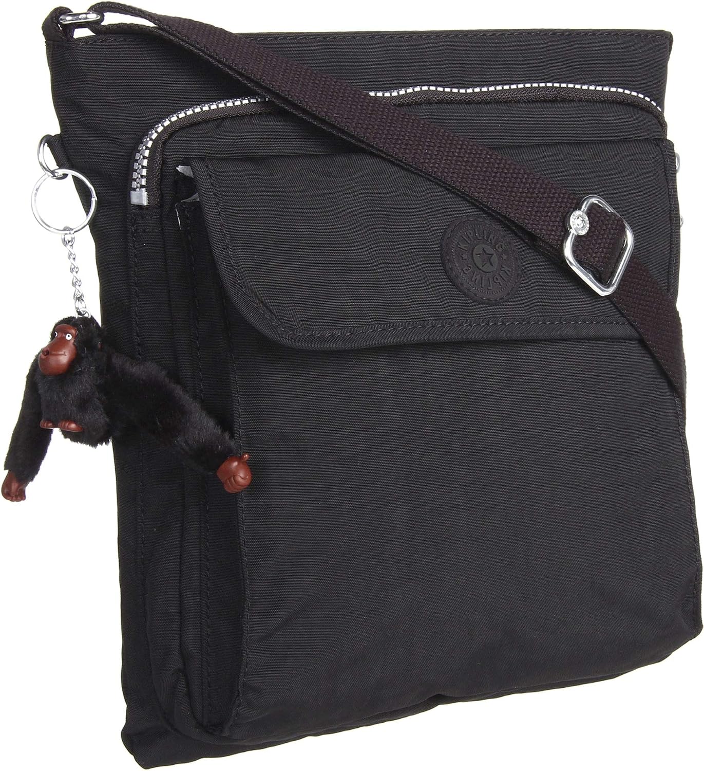 Kipling Women’s Abanu Medium Crossbody Bag, Lightweight, Adjustable Nylon Waist Pack with Multi-Compartment Zip Pockets