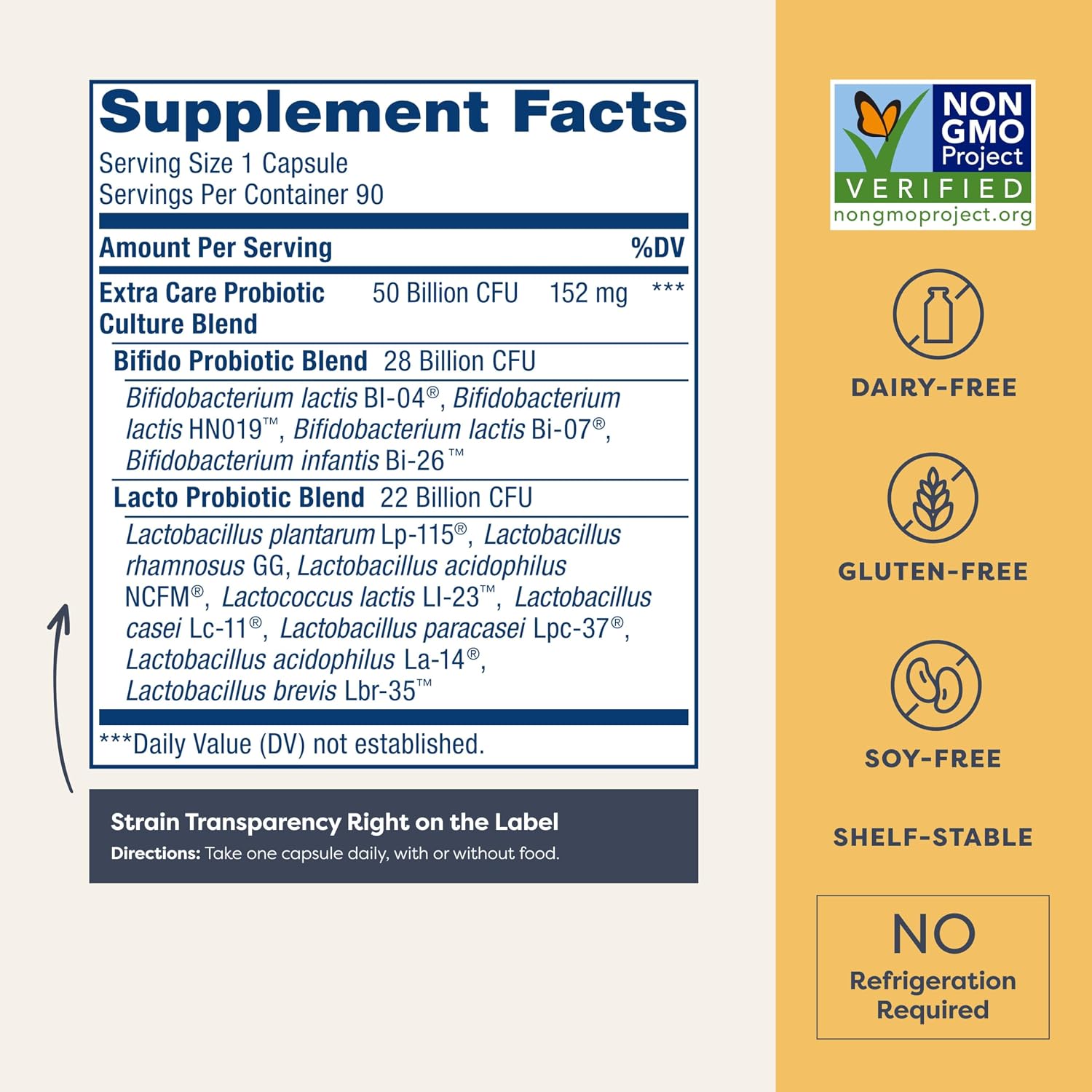 Renew Life Ultimate Flora Probiotic 80 Billion CFU | 31 Strains