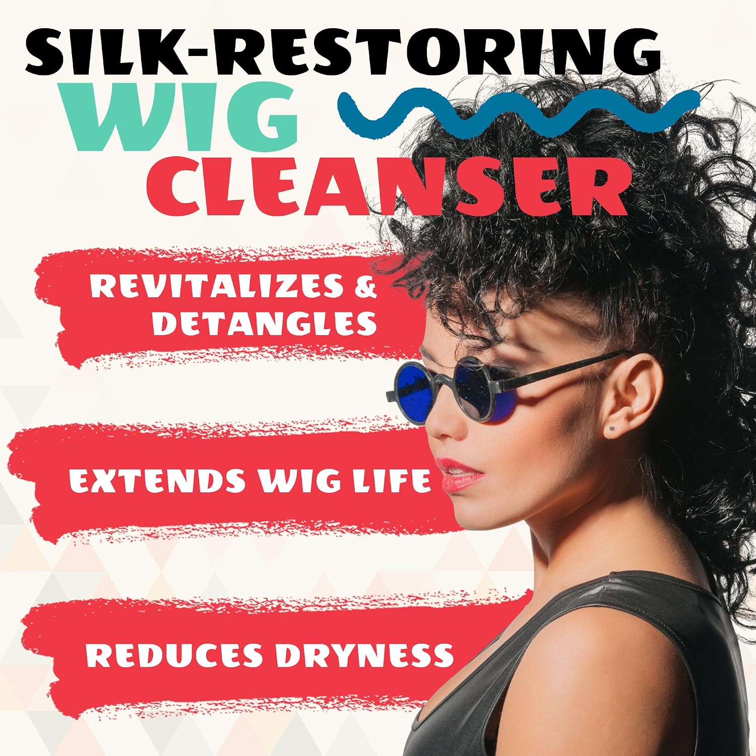 AllDay Locks Synthetic Wig Shampoo, Condition, Detangle & Add Shine, 8 Oz