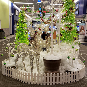 Christmas tree fences