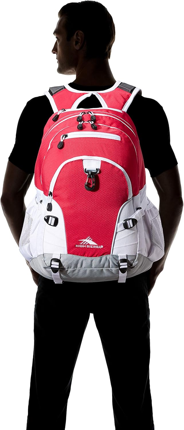High Sierra Loop Backpack, Travel, or Work Bookbag with tablet sleeve, One Size, Urban Camo