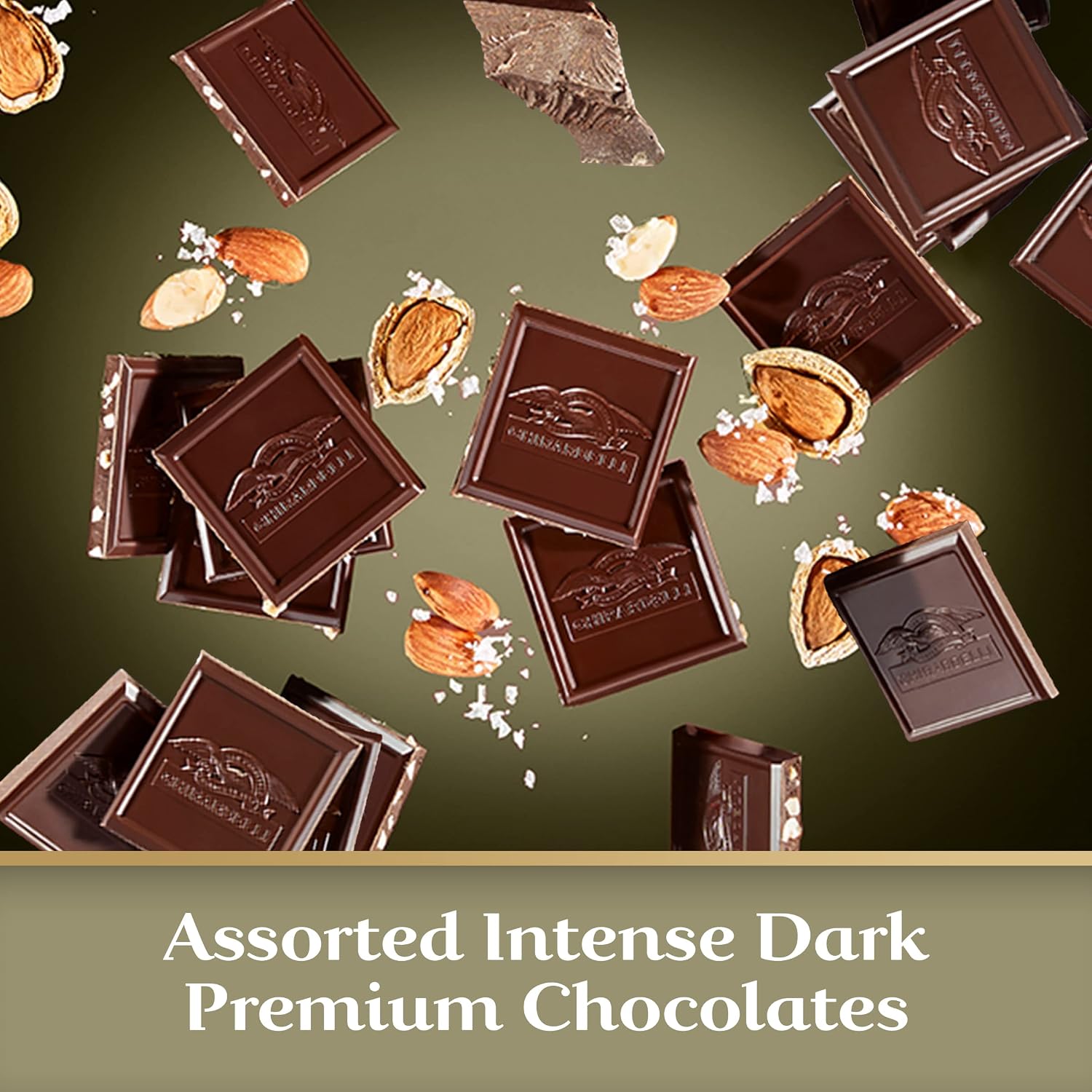 GHIRARDELLI PREMIUM DARK Chocolate Bar, 86% Cacao, 3.17oz Bar, 12 Pack