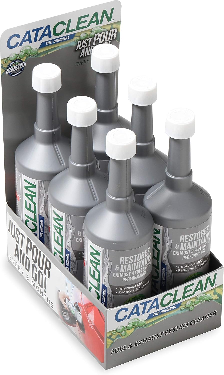 Cataclean Fuel & Exhaust System Cleaner for Gasoline Engines, 16 oz | Pass Emissions Tests – Clear Check Engine Lights, Restore Catalytic Converters, and Cleans Fuel Systems (120007)