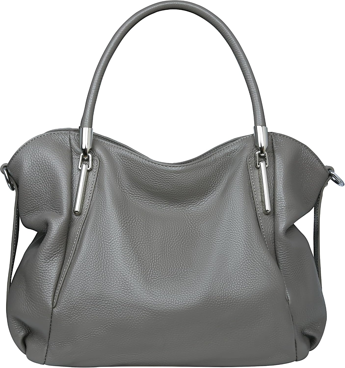 HESHE Leather Shoulder Purses for Women Tote Handbags Satchel Hobo Handbag | Designer Genuine Leather Travel Top Handle Work Bag Ladies Crossbody Purses Adjustable Straps Large Capacity Zippered Closure