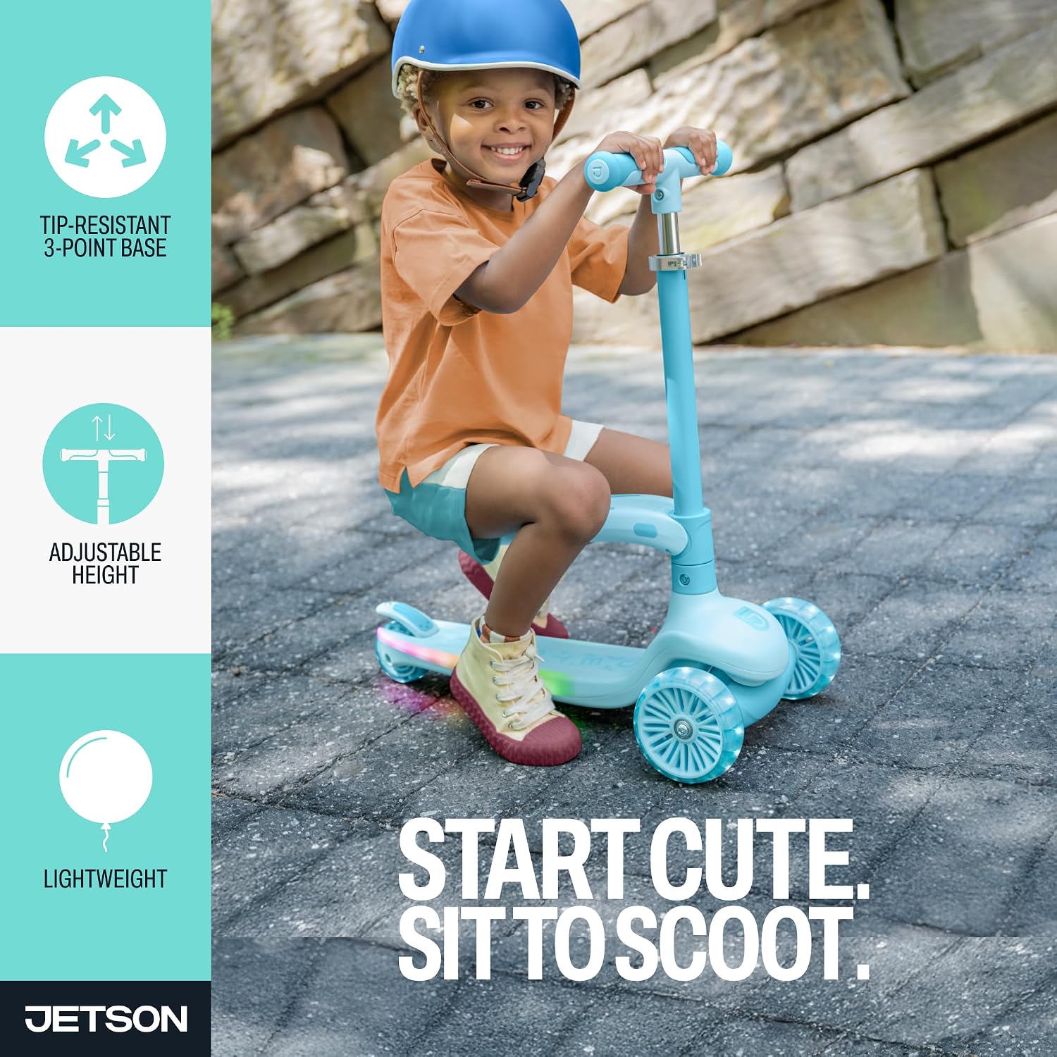 Jetson Scooters - Jupiter Mini Kick Scooter, Foldable, Lightweight, Portable