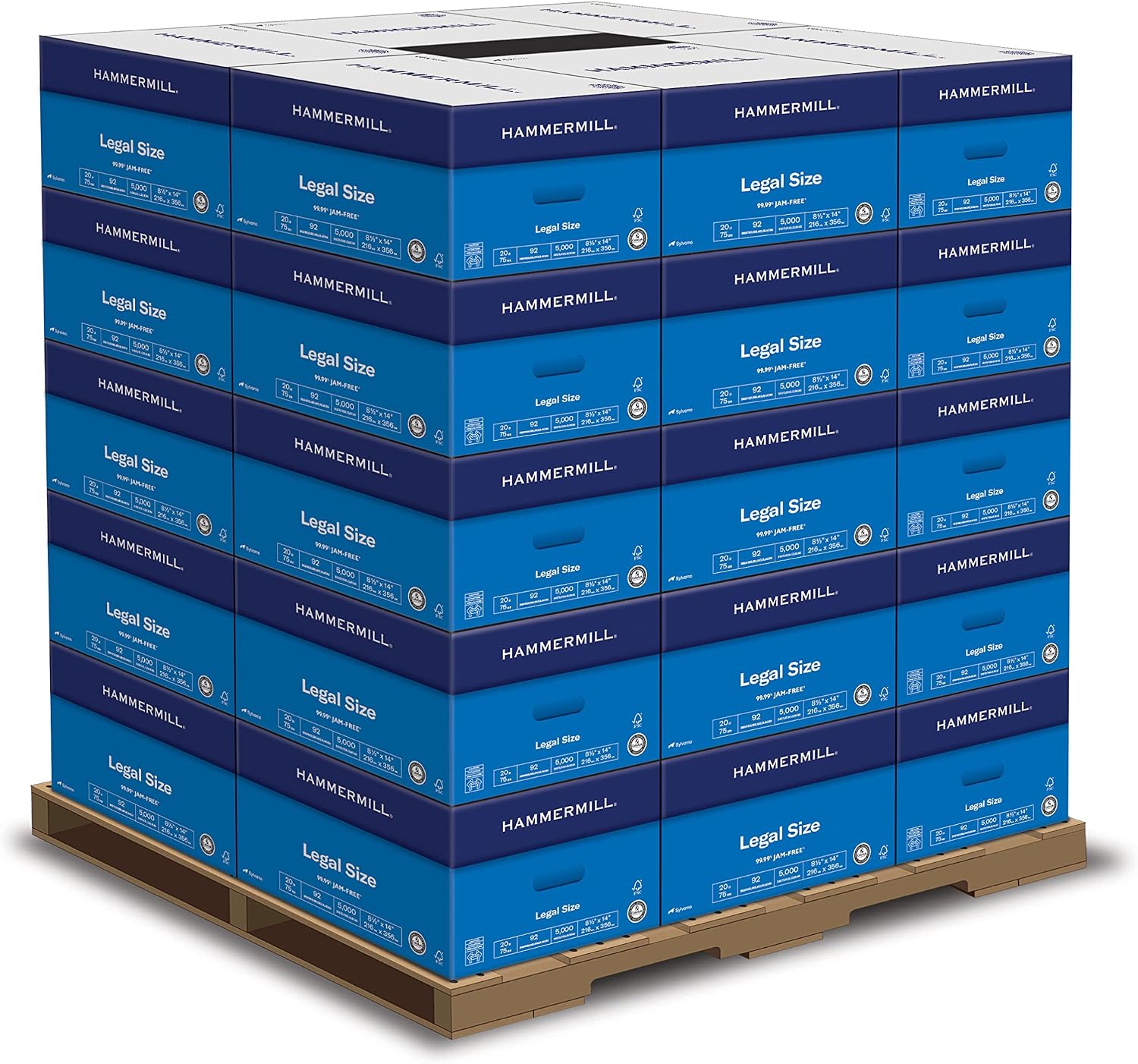 Hammermill Printer Paper, 20 lb Copy Paper, 8.5 x 11 - 10 Ream (5,000 Sheets) - 92 Bright, Made in the USA