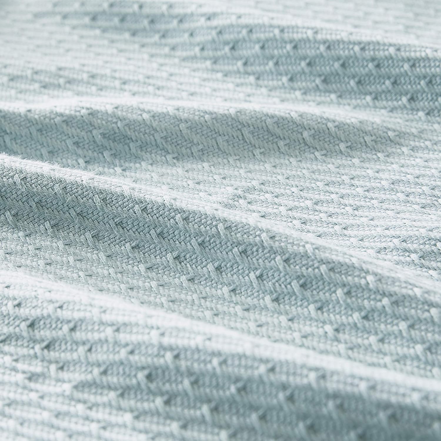 Madison Park 100% Egyptian Cotton Summer Blanket Full Queen Size Teal