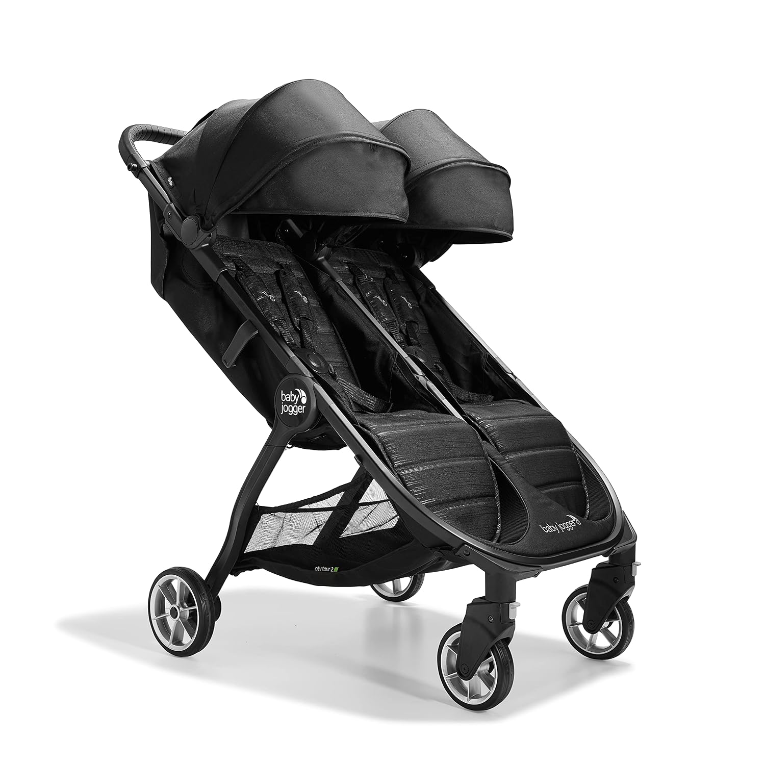Baby Jogger® City Tour 2 Carry-On Approved Travel Stroller, Ultra-Compact Baby Stroller, Lightweight, Easy Fold, Baby Travel Essential, Pitch Black