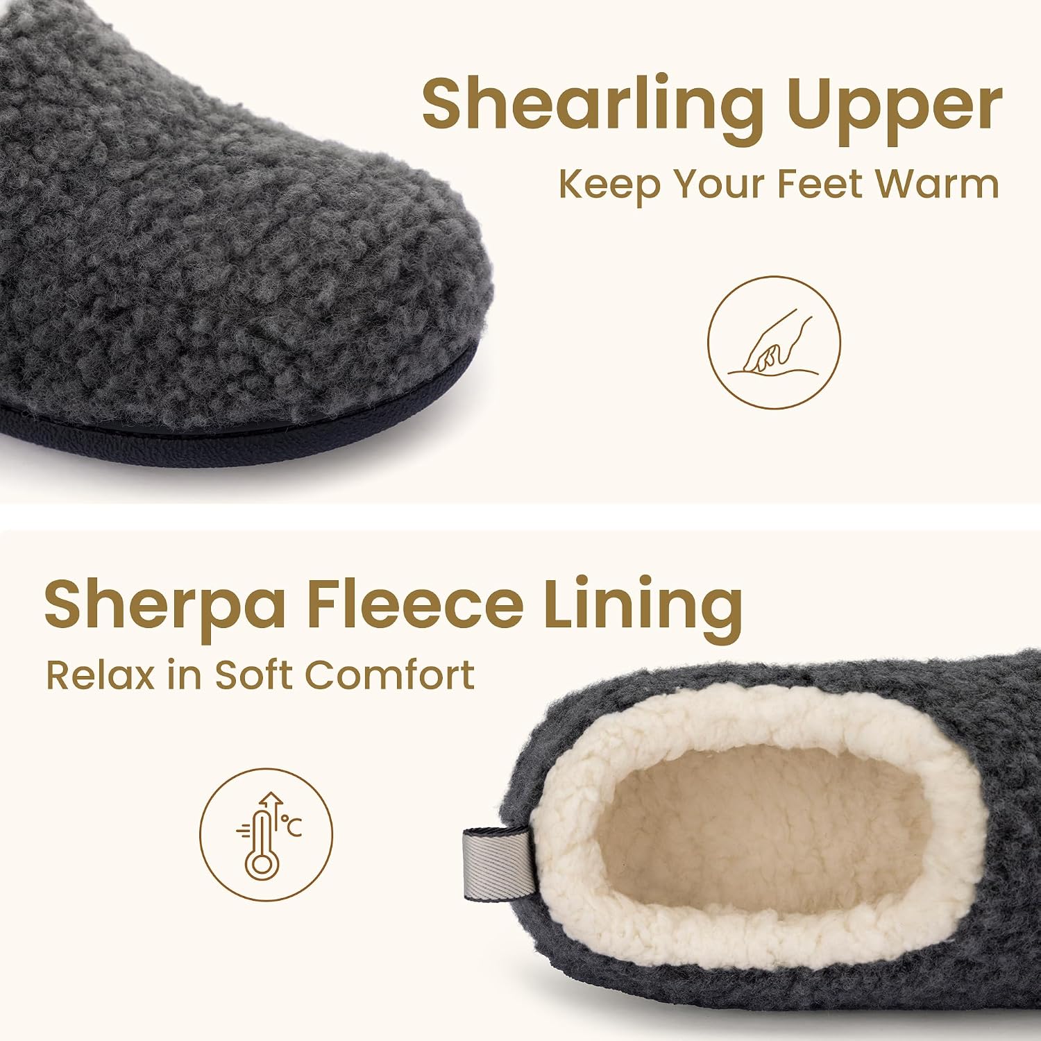 RockDove Women's Nomad Faux Shearling Slipper
