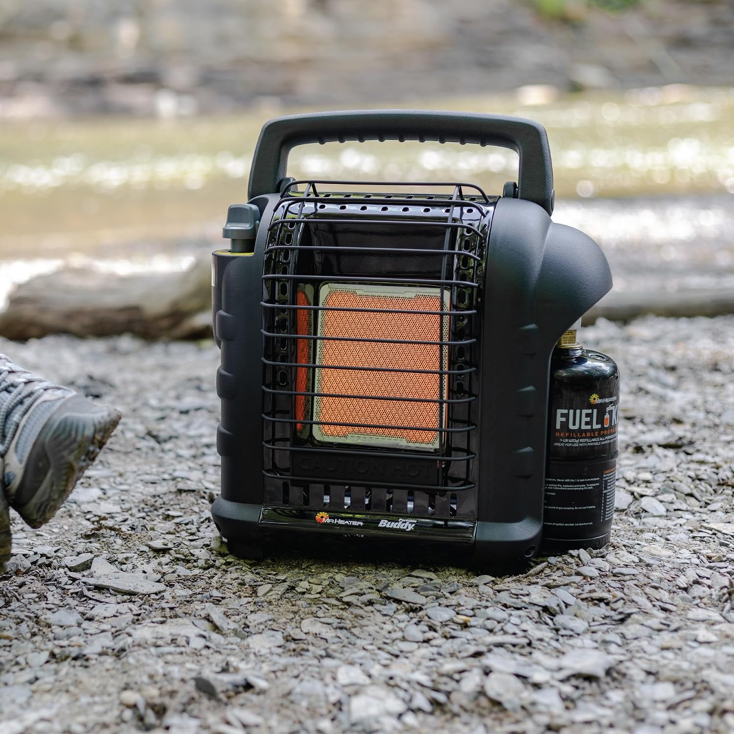 Mr. Heater 9,000 BTU Portable Buddy Midnight Series Radiant Propane Heater