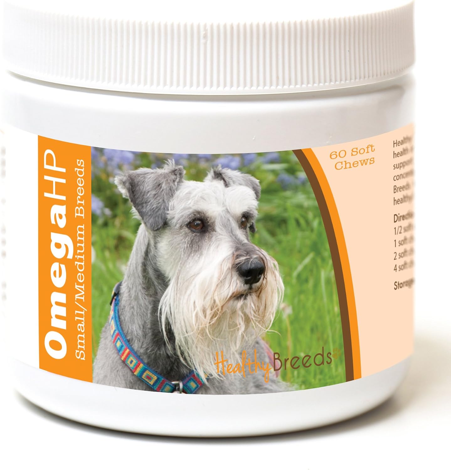 Healthy Breeds Siberian Husky Omega HP Fatty Acid Skin and Coat Support Soft Chews 60 Count