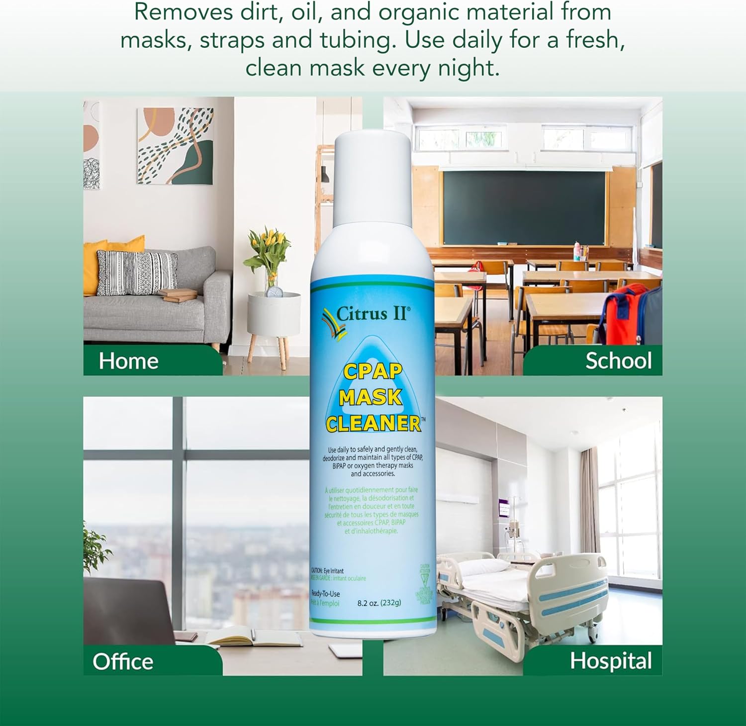Citrus II CPAP Cleaning - Solution BIPAP