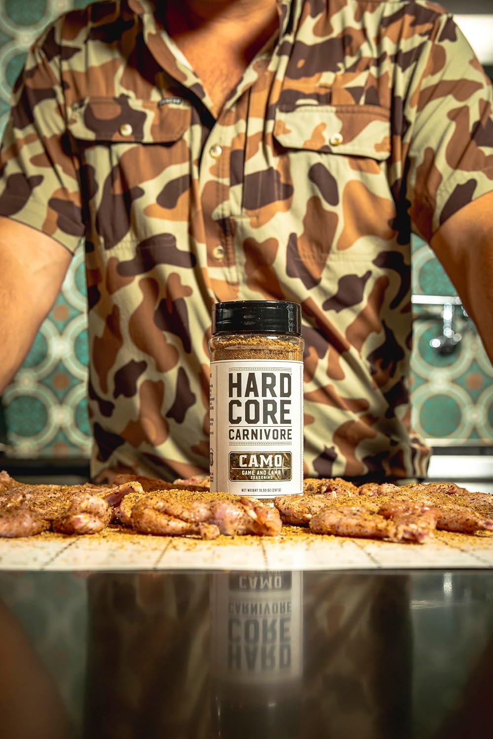 Hardcore Carnivore Black | All-Purpose Beef Seasoning Rub, 13oz Shaker
