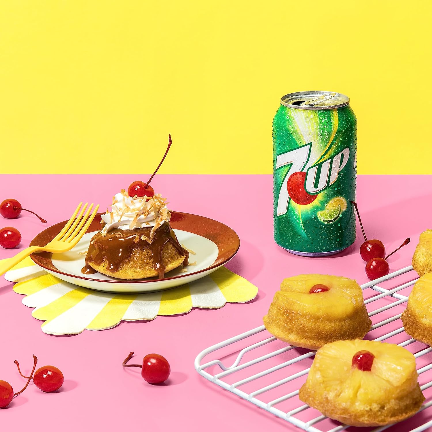 7UP Lemon Lime Soda, 12 fl oz cans, 12 pack